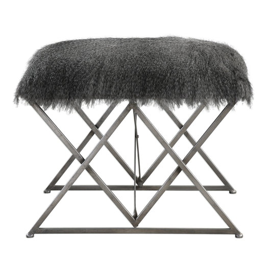Uttermost 23373 Astairess Fur Small Bench