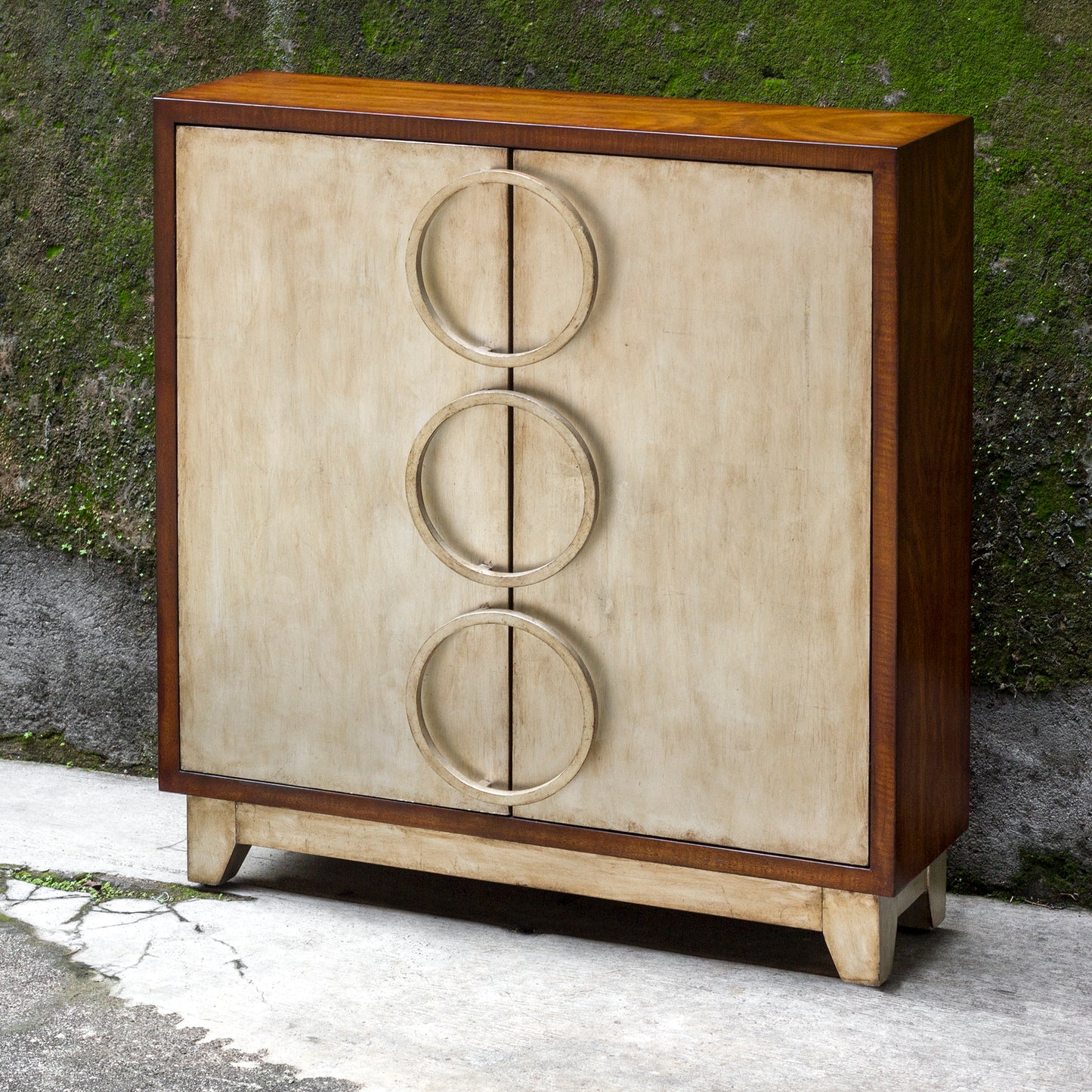 Uttermost 25789 Jacinta Silver Cabinet