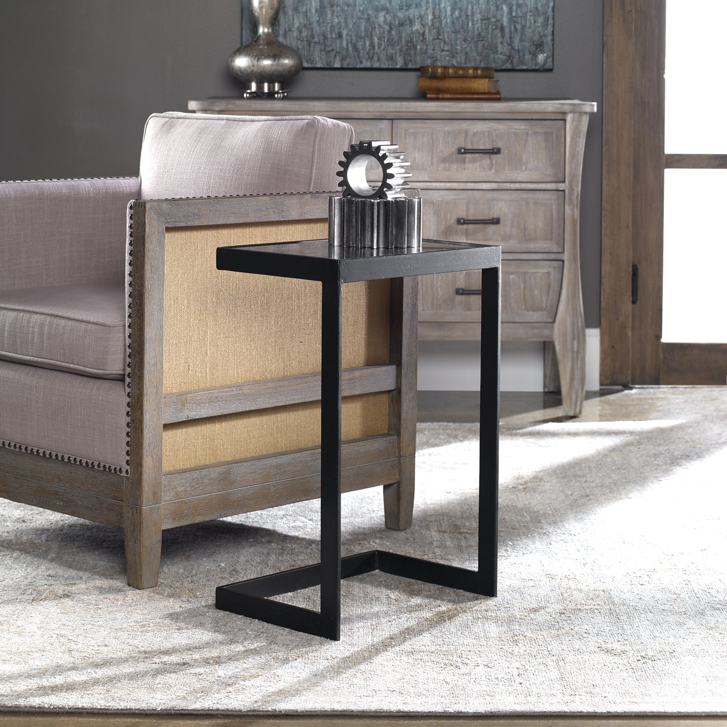 Uttermost 25041 Windell Cantilever Accent Table