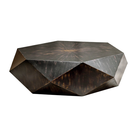 Uttermost 25832 Volker Worn Black Coffee Table