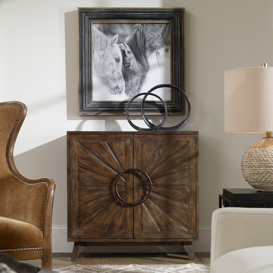 Uttermost 25842 Kohana Black Console Cabinet