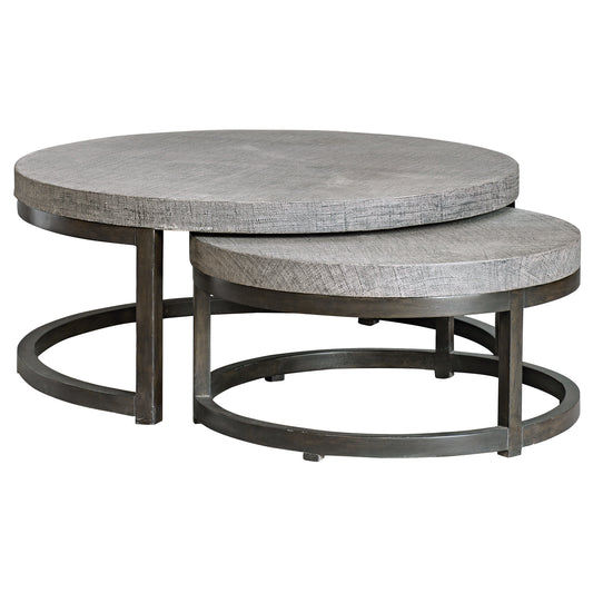 Uttermost 25882 Aiyara Gray Nesting Tables, S/2