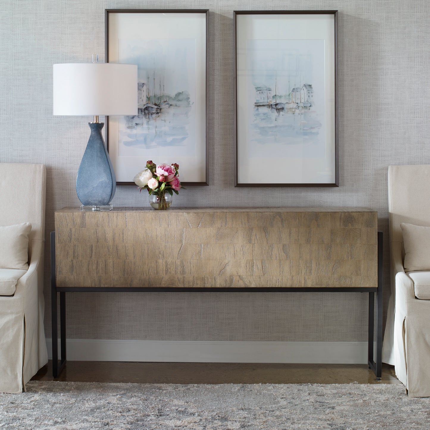 Uttermost 25402 Nevis Contemporary Console Table