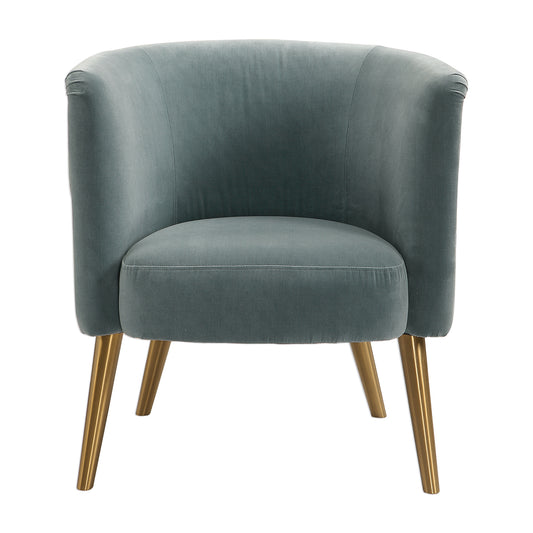 Uttermost 23480 Haider Gray Accent Chair