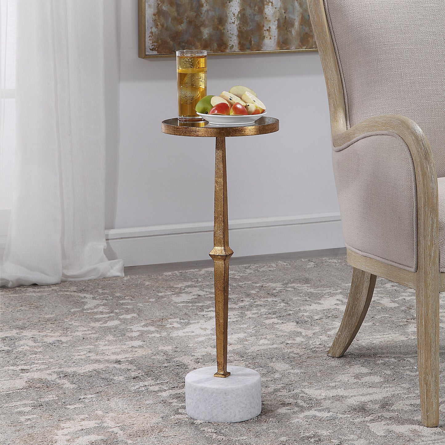 Uttermost 24882 Miriam Round Accent Table