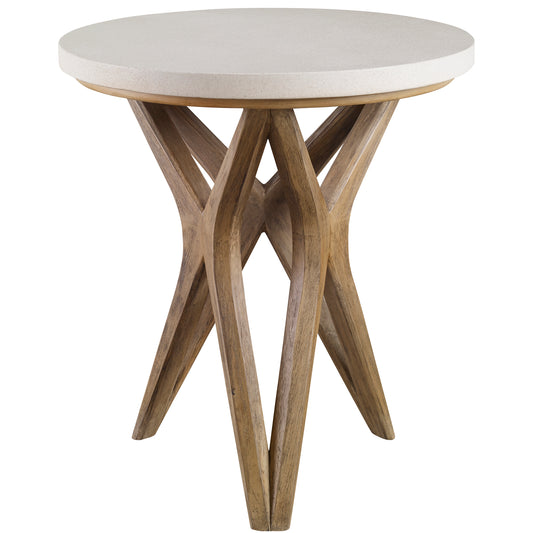 Uttermost 25437 Marnie Limestone Side Table