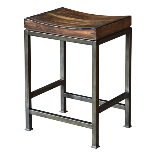 Uttermost 25441 Beck Wood Counter Stool