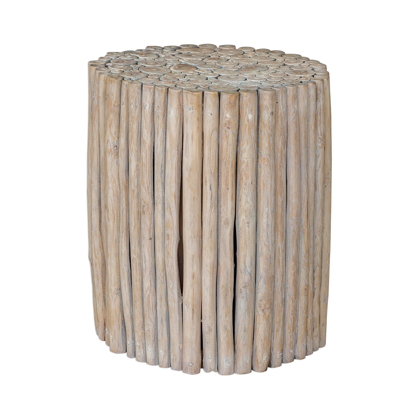 Uttermost 25439 Tectona Teak End Table