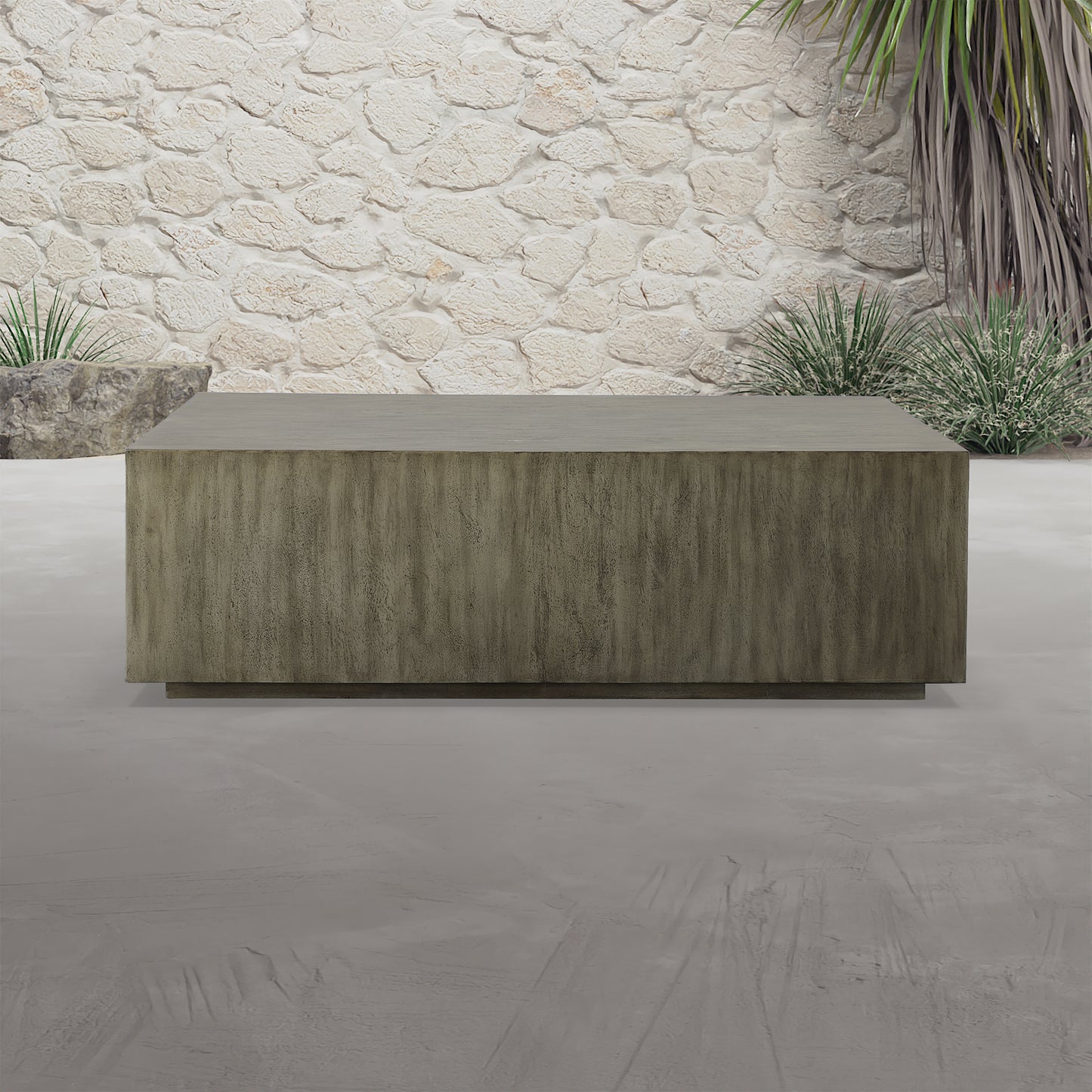 Uttermost 25443 Kareem Modern Gray Coffee Table