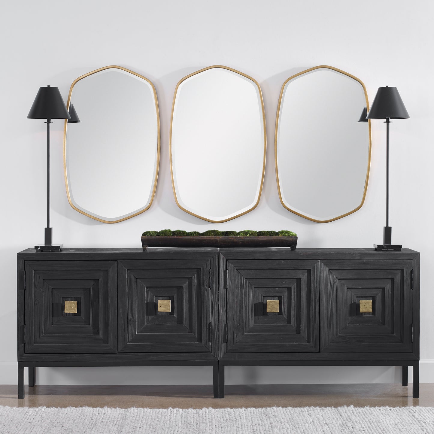 Uttermost 24916 Aiken Dark Walnut 2 Door Cabinet