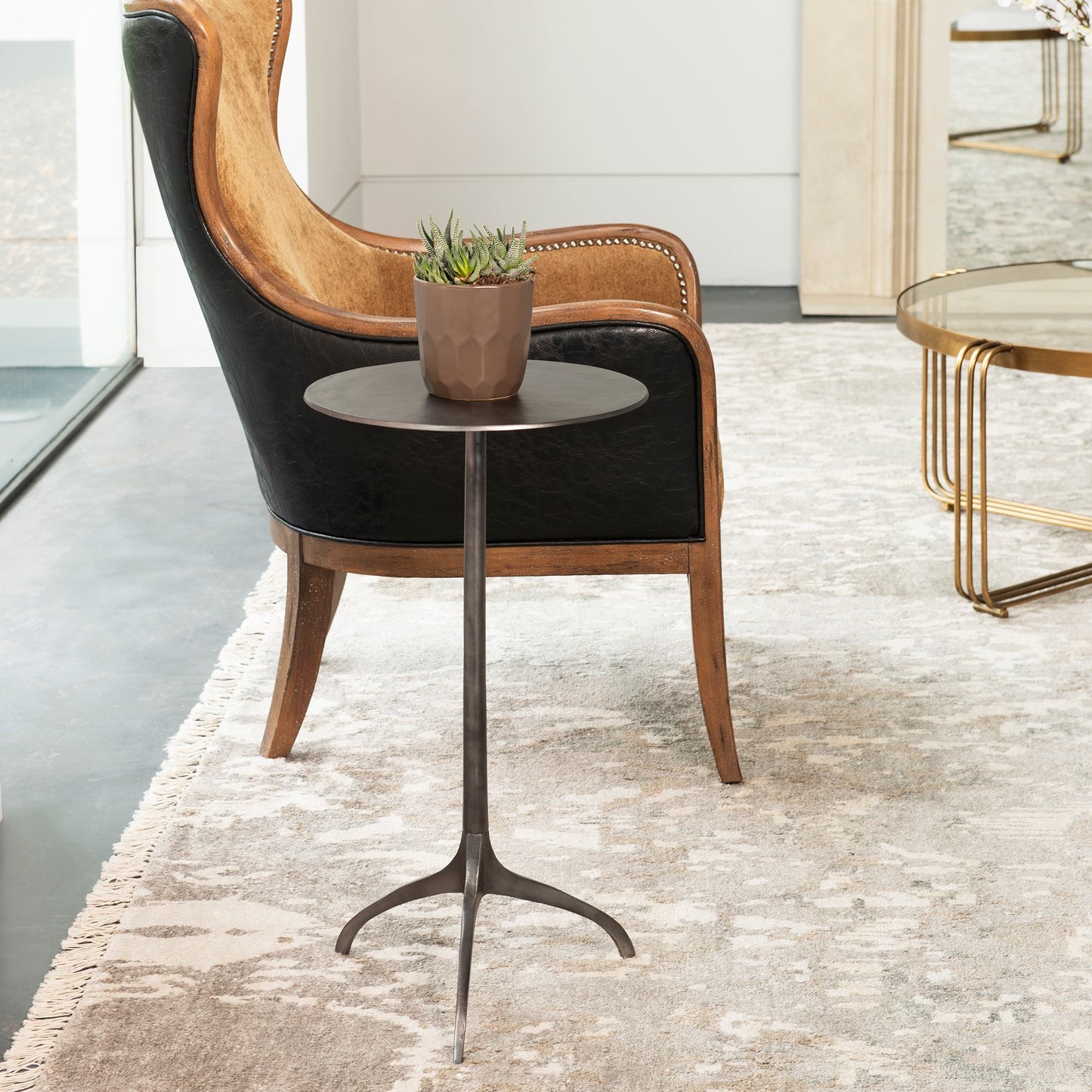 Uttermost 25058 Beacon Industrial Accent Table