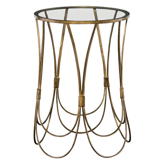 Uttermost 25056 Kalindra Gold Accent Table