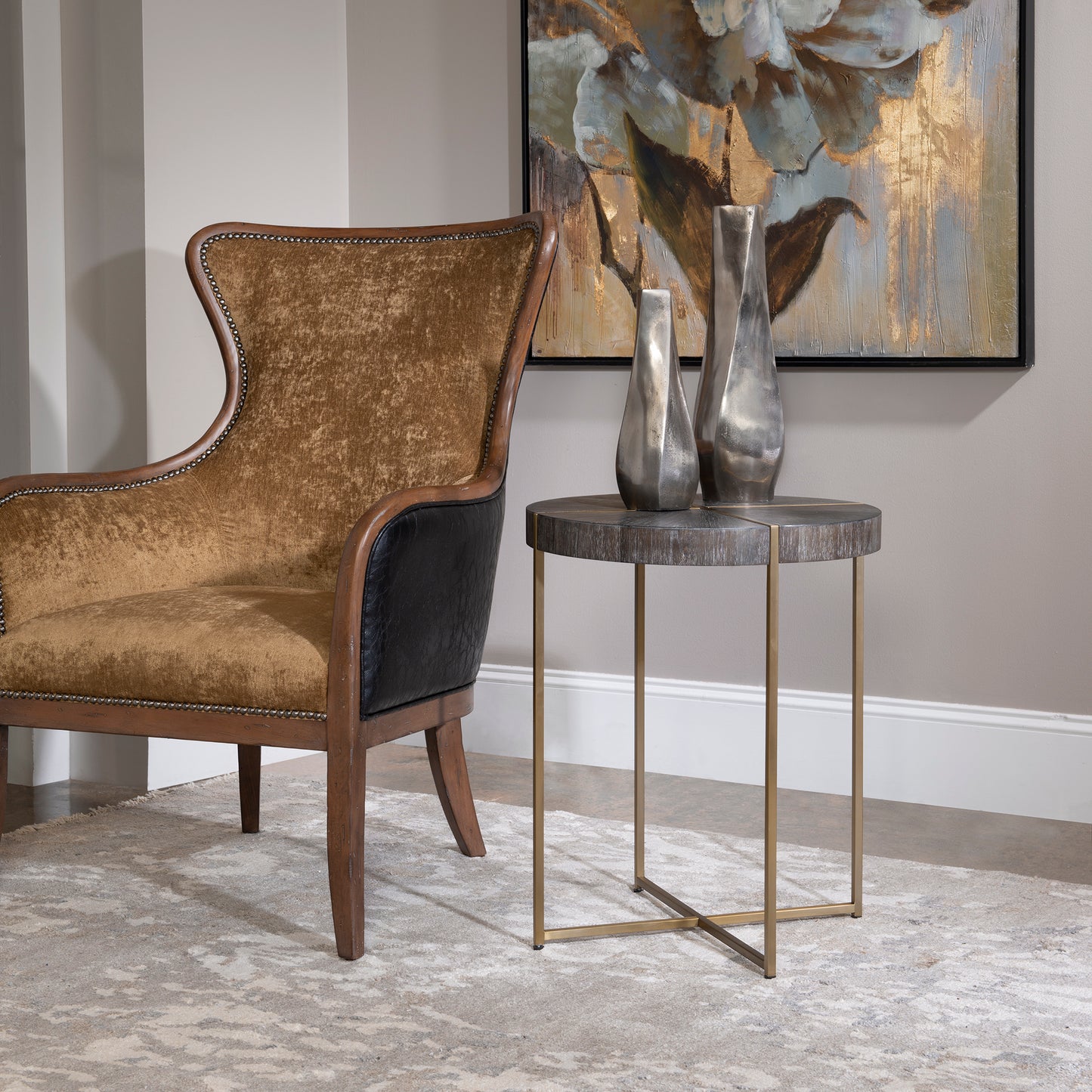 Uttermost 25371 Taja Round Accent Table