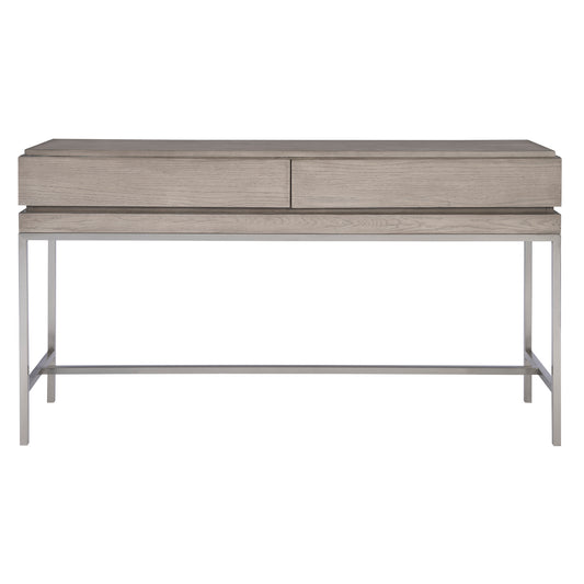 Uttermost 25373 Kamala Gray Oak Console Table