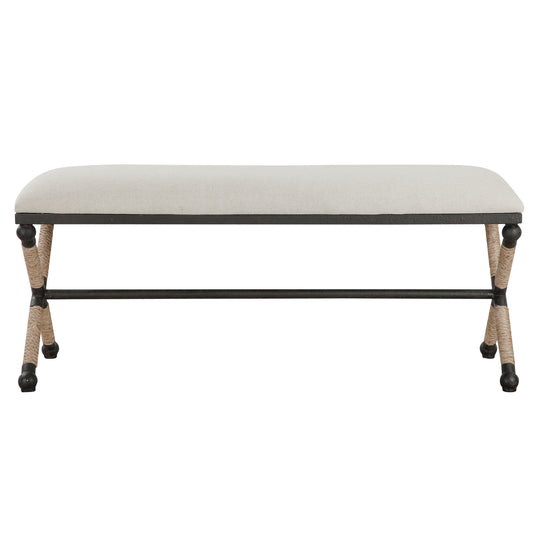 Uttermost 23528 Firth Oatmeal Bench