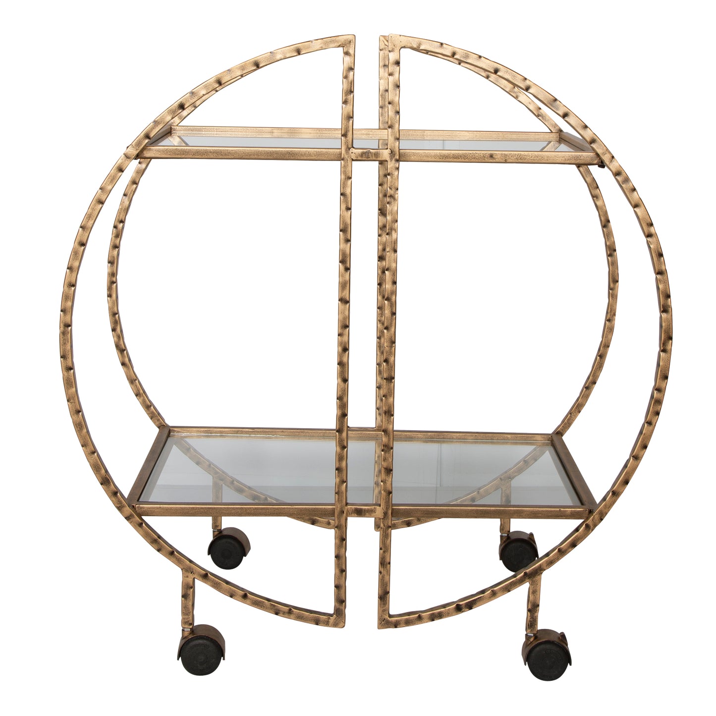 Uttermost 25065 Zelina Gold Bar Cart
