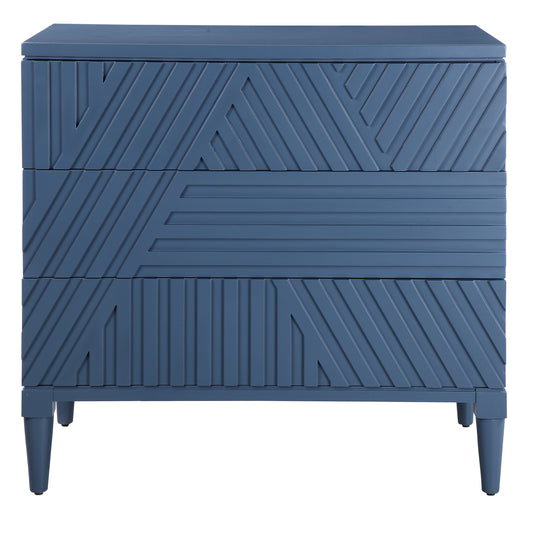 Uttermost 25383 Colby Blue Drawer Chest