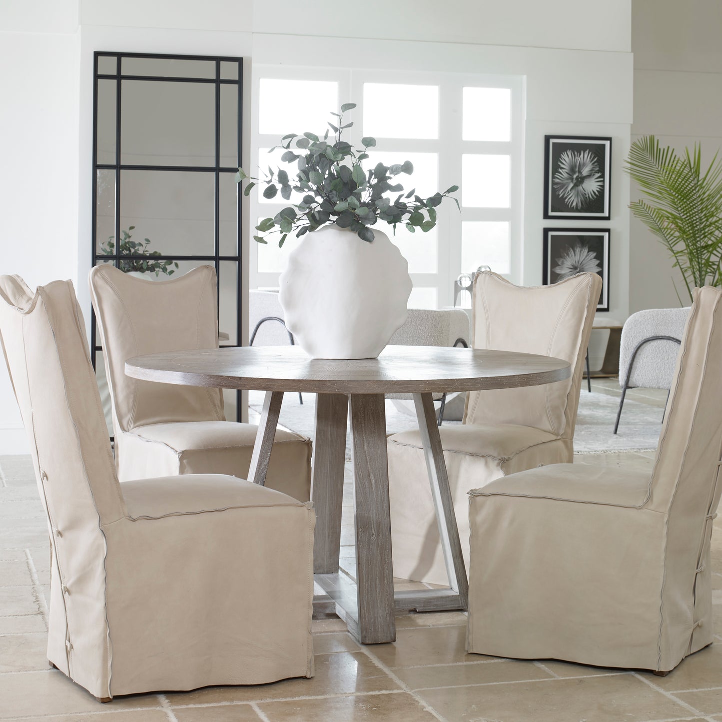 Uttermost 24952 Gidran Gray Dining Table