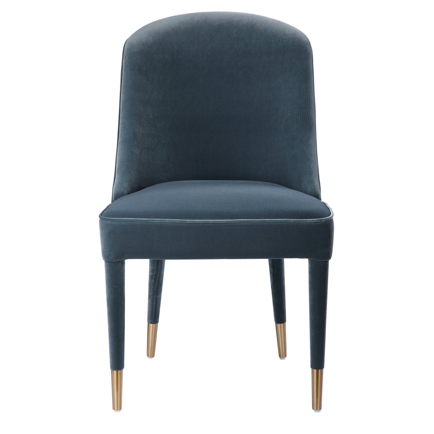 Uttermost 23556-2 Brie Armless Chair, Blue, Set Of 2