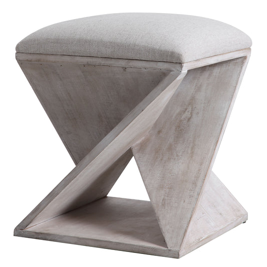 Uttermost 23559 Benue Gray Ottoman