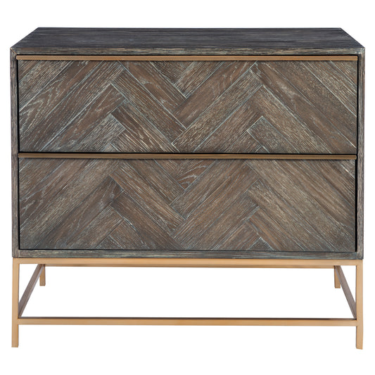 Uttermost 25376 Armistead Dark Walnut Drawer Chest
