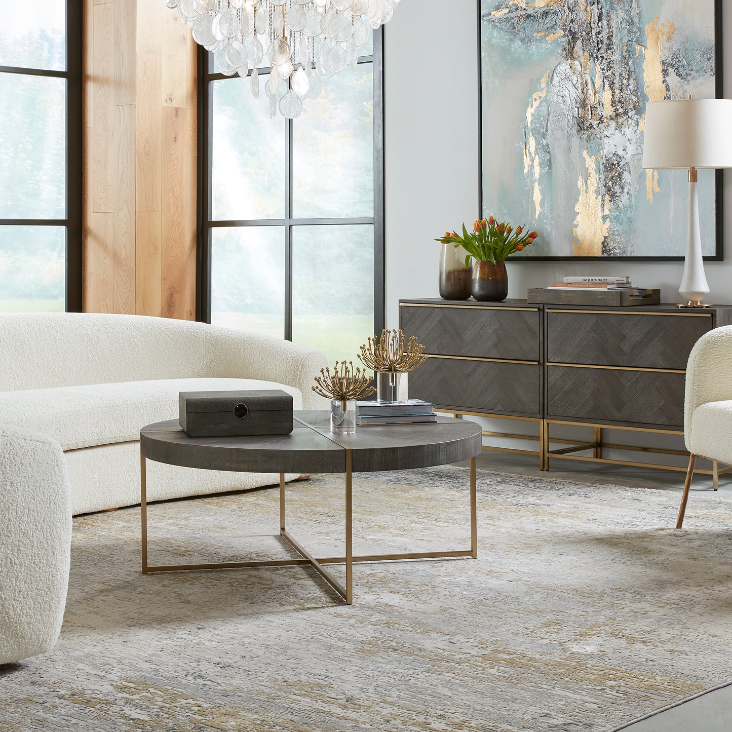 Uttermost 25378 Taja Round Coffee Table