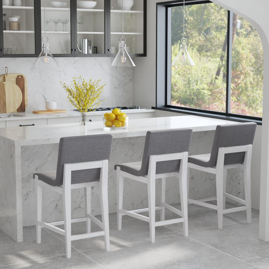Uttermost 23554 Brazos Gray Counter Stool