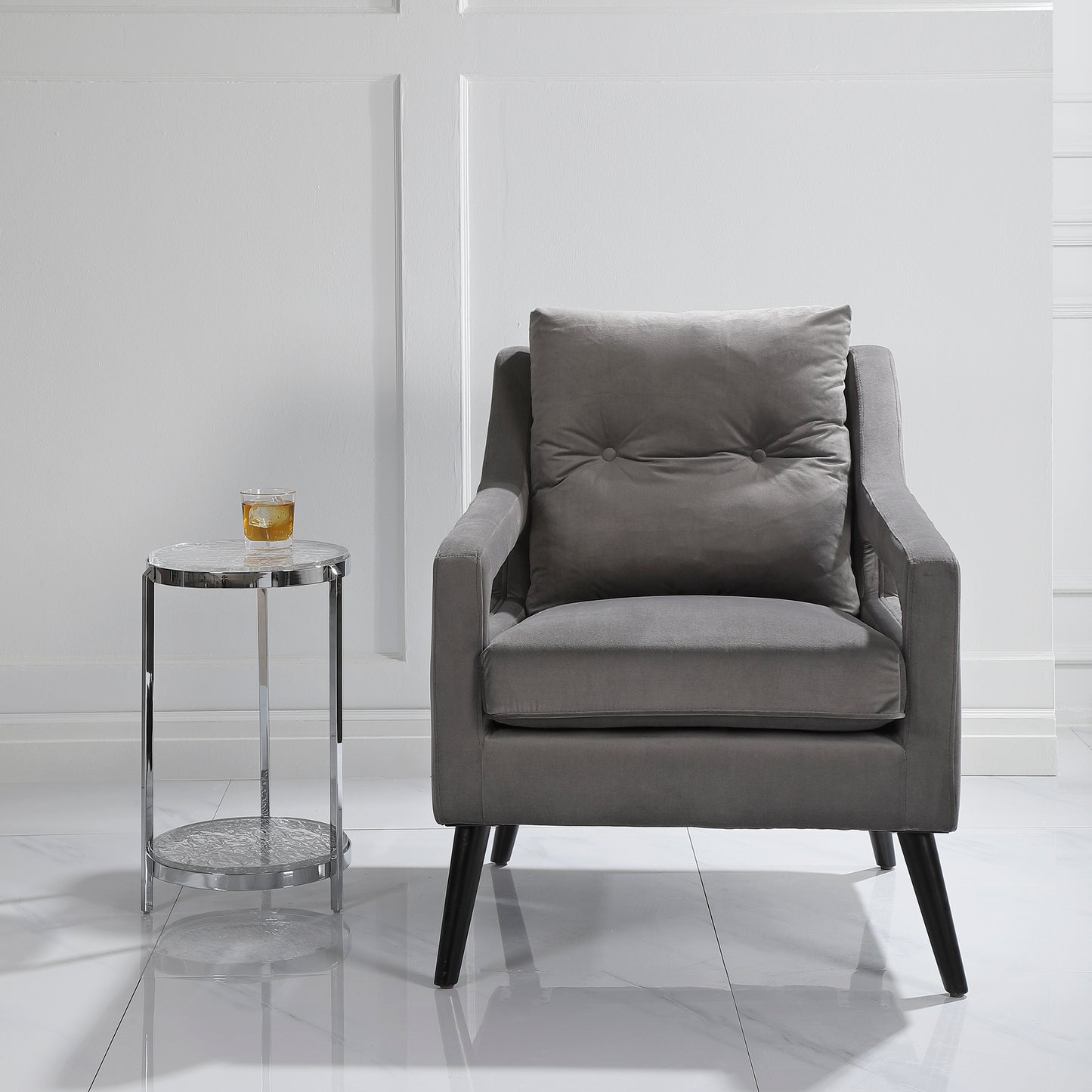 Uttermost 23583 O'Brien Gray Armchair