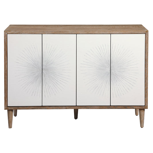 Uttermost 25084 Dani 4 Door White Cabinet