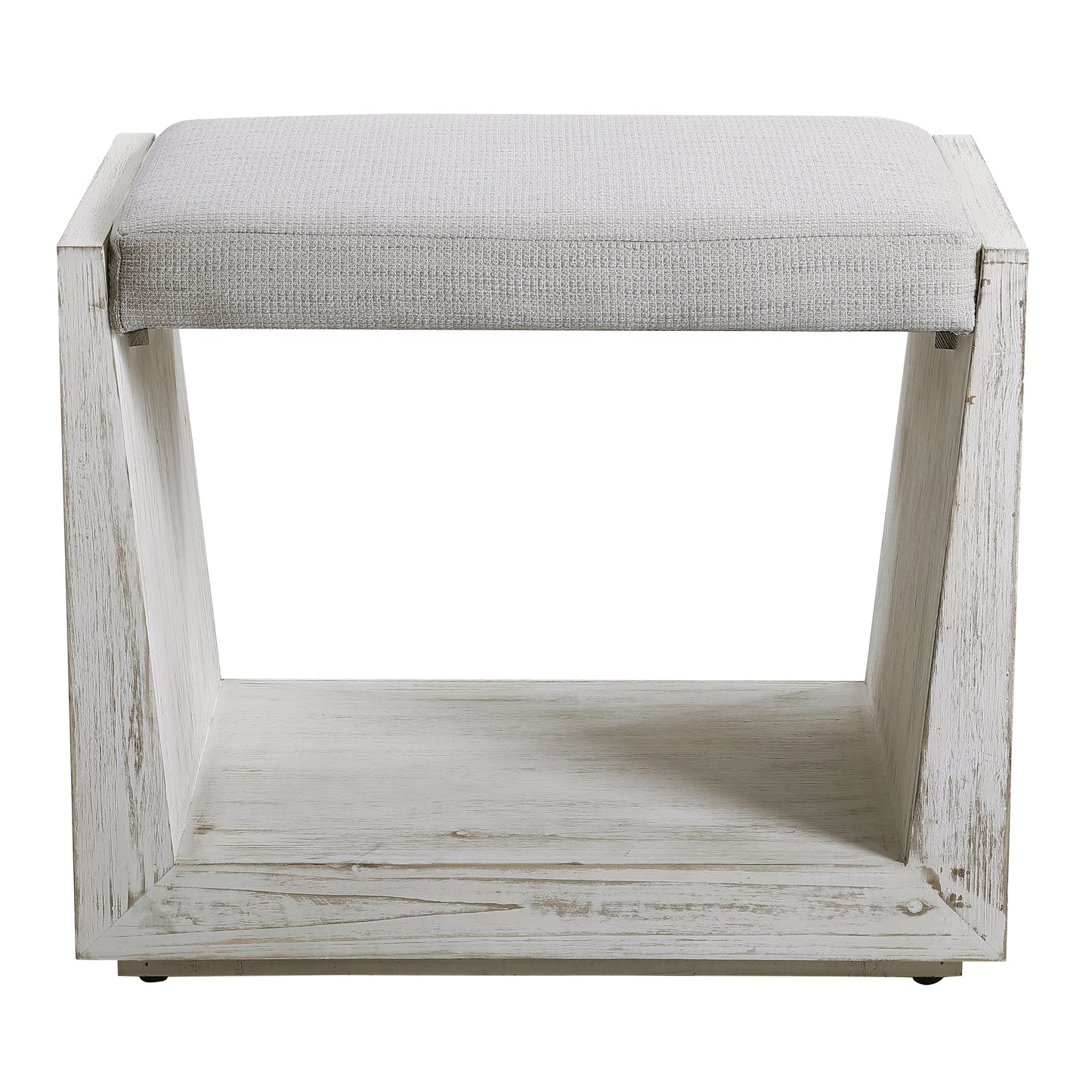 Uttermost 23581 Cabana White Small Bench