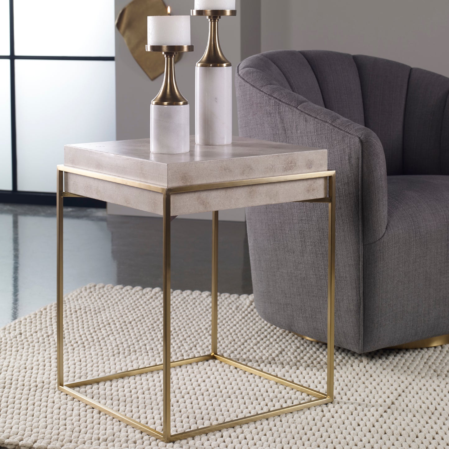 Uttermost 25100 Inda Modern Accent Table