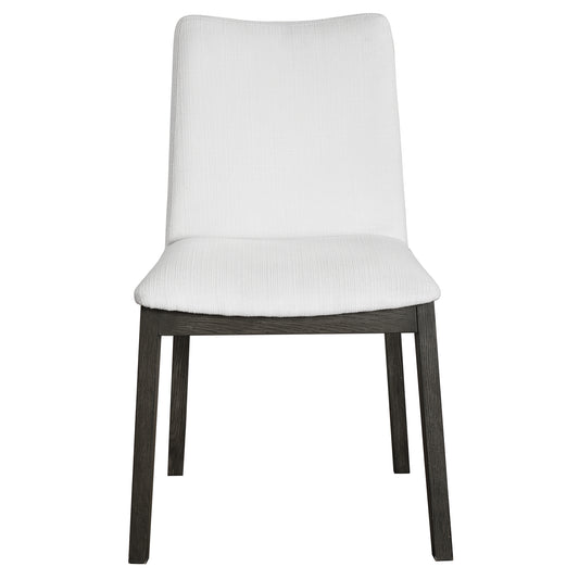 Uttermost 23586-2 Delano White Armless Chair S/2
