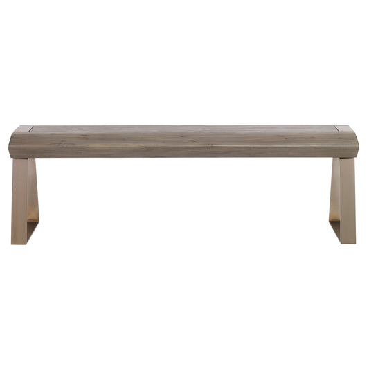 Uttermost 25118 Acai Light Gray Bench