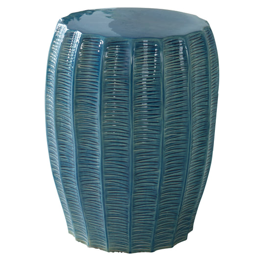 Uttermost 25154 Harbor Aque Blue Garden Stool