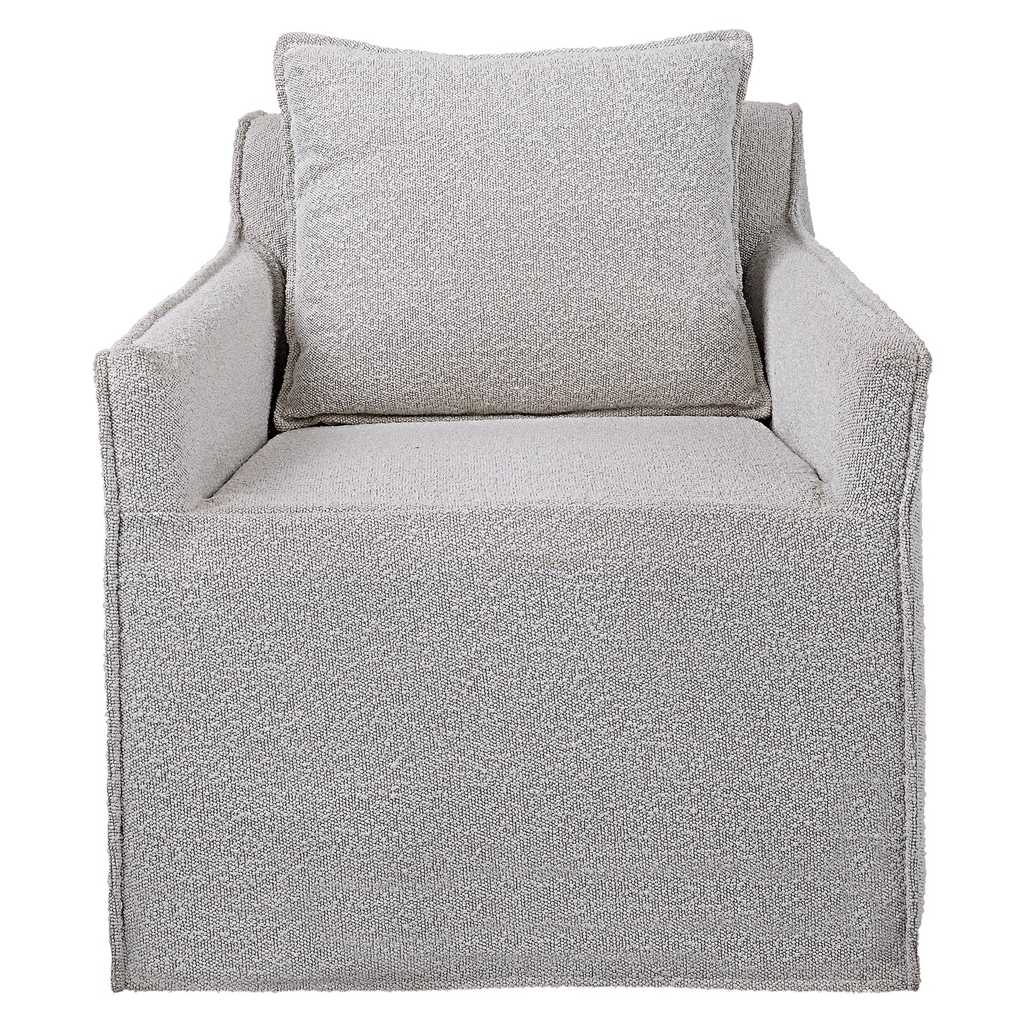 Uttermost 23658 Welland Gray Swivel Chair