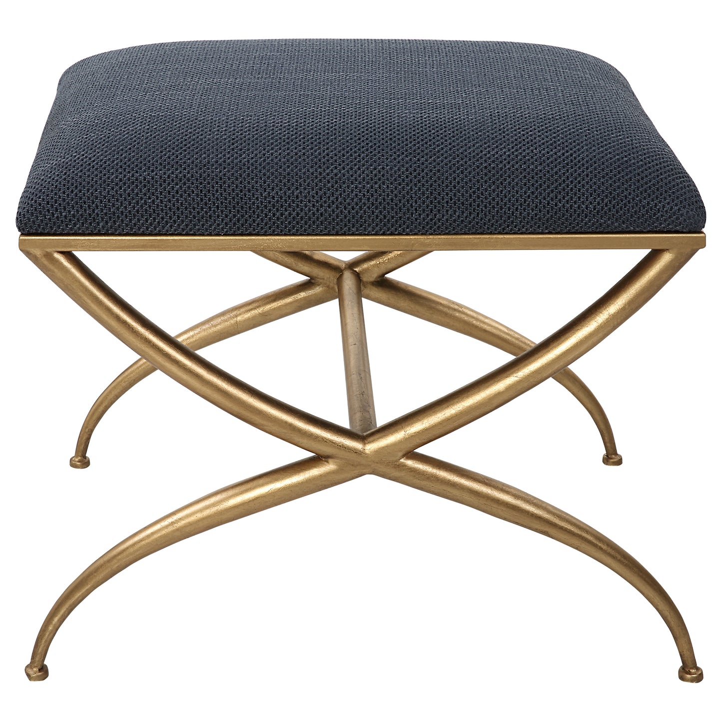 Uttermost 23678 Crossing Small Navy Bench