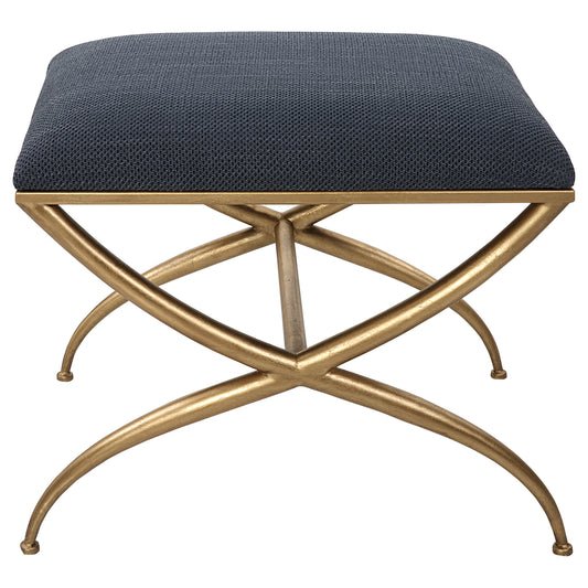 Uttermost 23678 Crossing Small Navy Bench