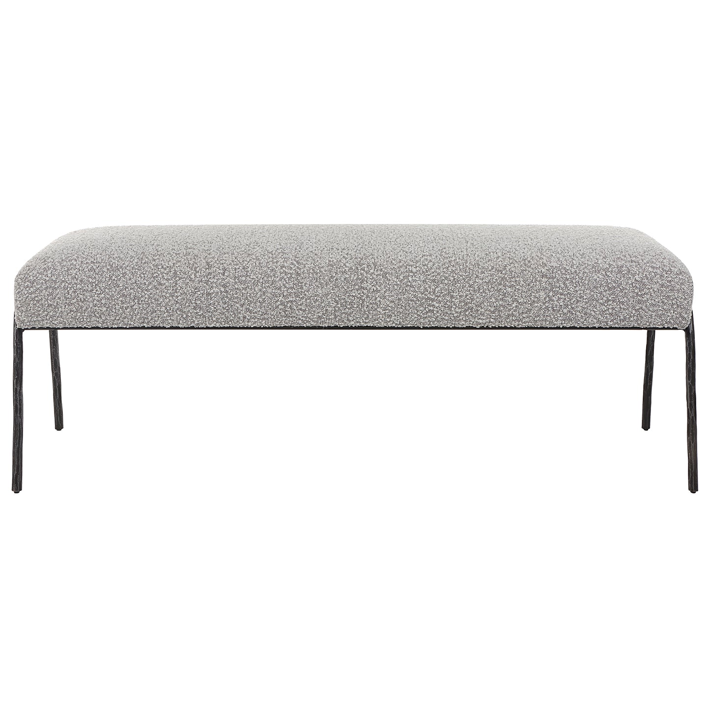 Uttermost 23685 Jacobsen Modern Gray Bench