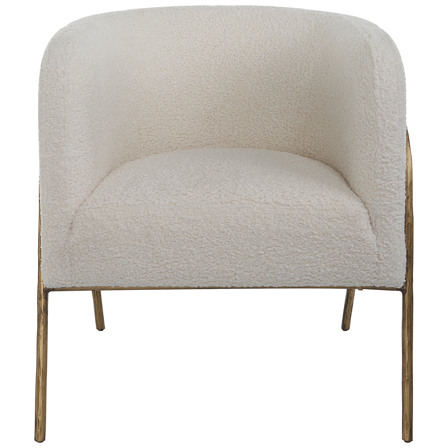 Uttermost 23686 Jacobsen Off White Shearling Accent Chair