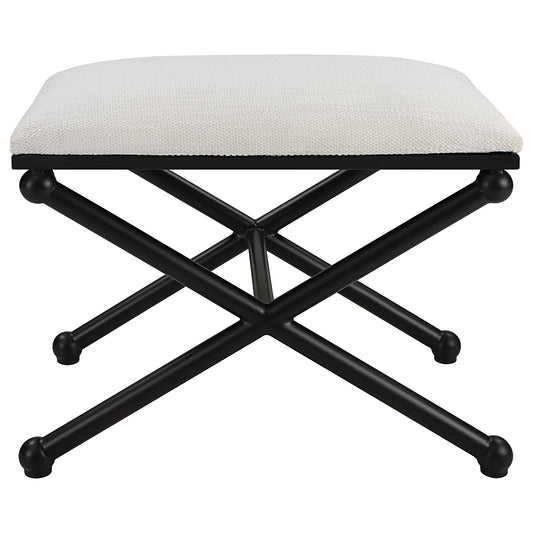 Uttermost 23691 Andrews White Small Bench