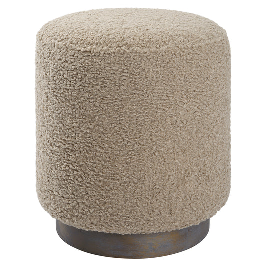 Uttermost 23714 Avila Latte Round Ottoman