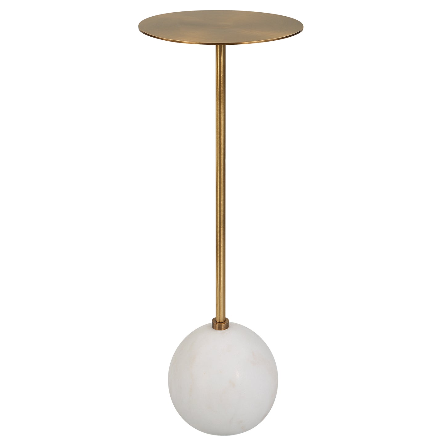 Uttermost 25216 Gimlet White Drink Table