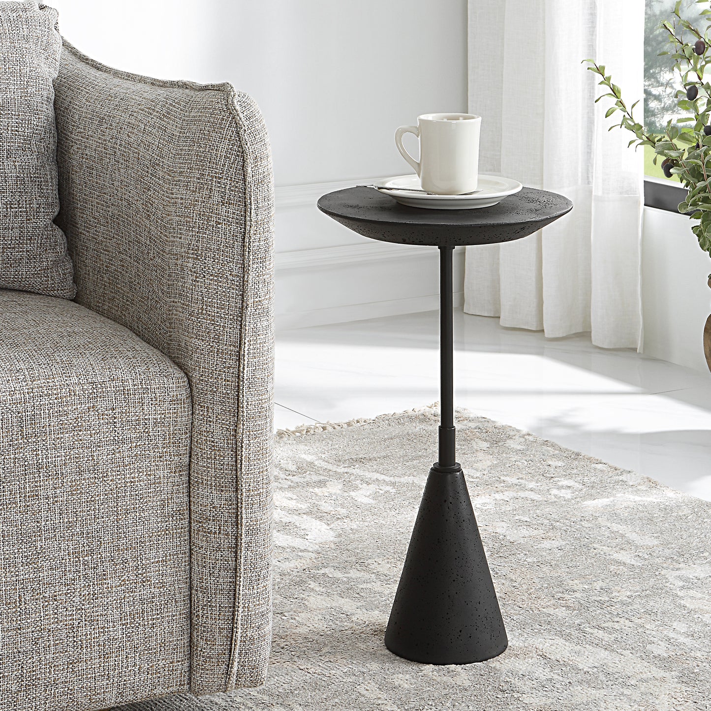 Uttermost 25235 Midnight Accent Table