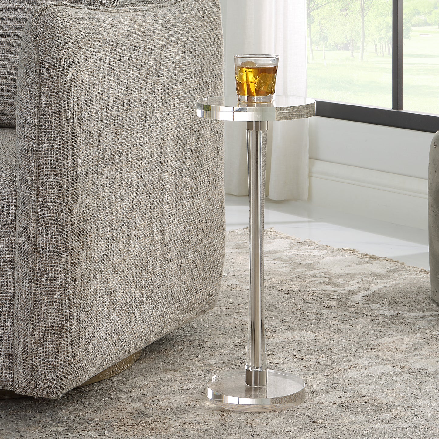 Uttermost 25279 Pria Crystal Drink Table