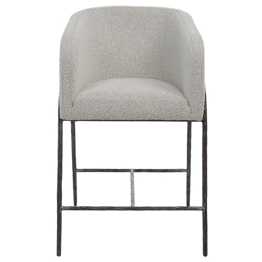 Uttermost 23737 Jacobsen Gray 27" Counter Stool
