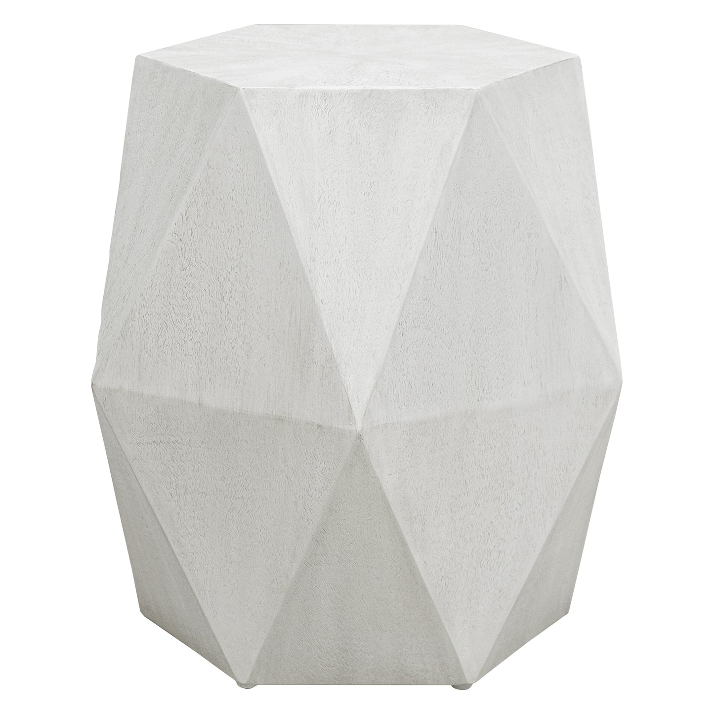 Uttermost 25273 Volker White Geometric Accent Table
