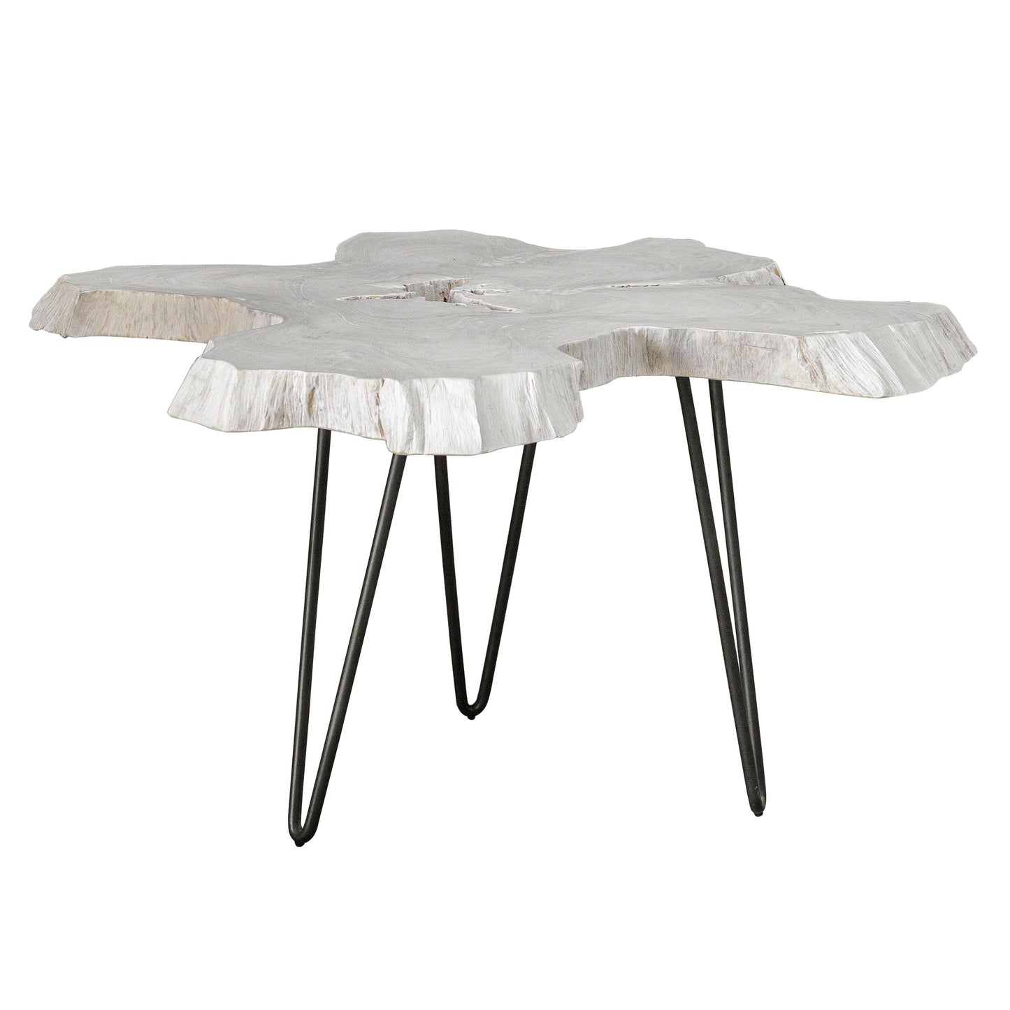 Uttermost 25478 Trillium Bleached Teak Coffee Table