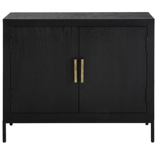 Uttermost 22891 Front Range Dark Oak 2 Door Cabinet
