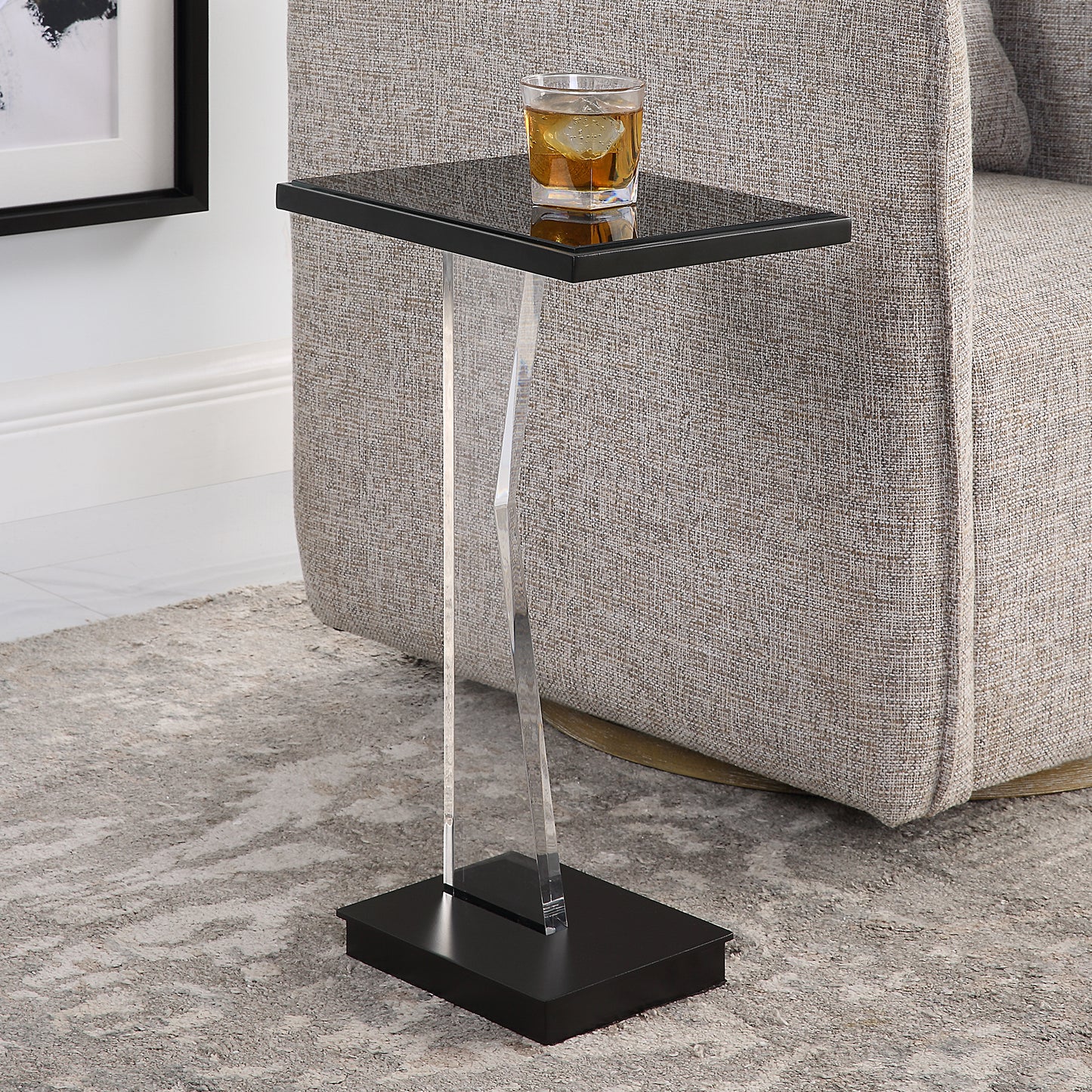 Uttermost 22914 Angle Contemporary Accent Table
