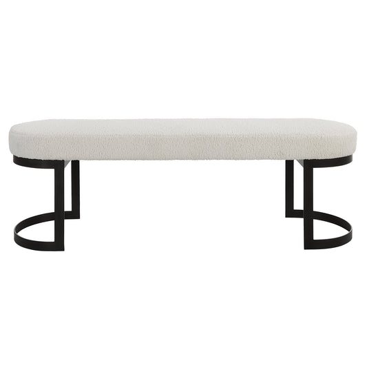 Uttermost 23817 Infinity Black Bench